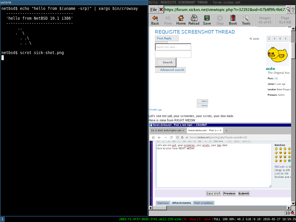 screenshot from my NetBSD IBM