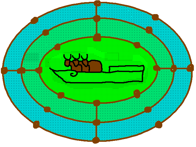 cows-on-a-boat round hinkey board